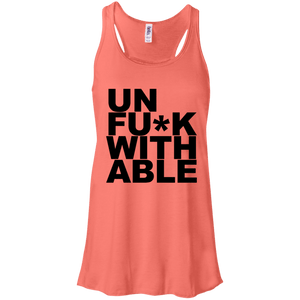 UnFuck With Able Flowy Racerback Tank