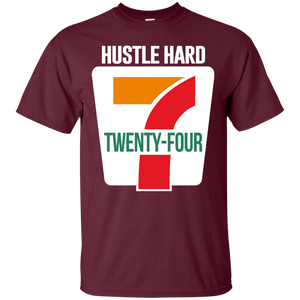 Hustle Hard 24-7 Parody Shirt