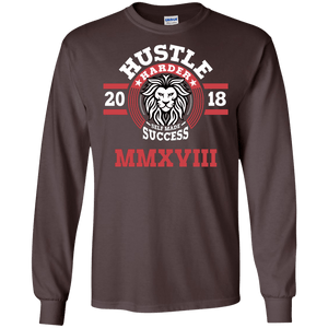 Hustle Harder Lion Long Sleeve Shirt