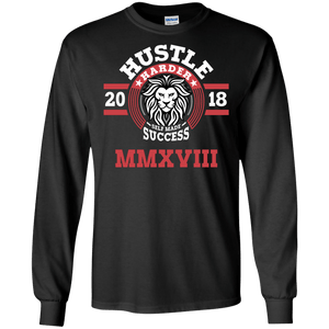 Hustle Harder Lion Long Sleeve Shirt