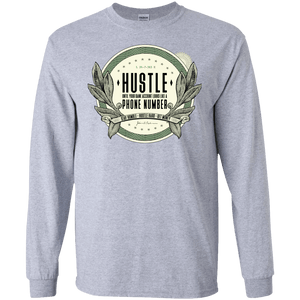 Hustle Until Your Bank Account Men's Long Sleeve