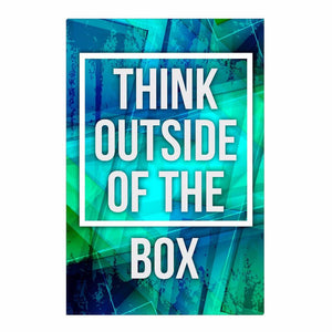 Think Outside of the Box Canvas Print